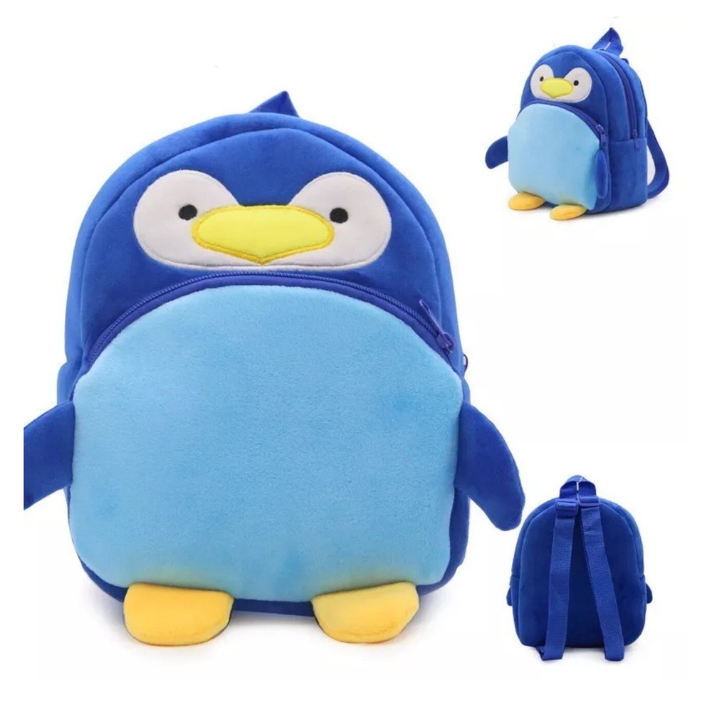 Cute Soft Plush Children Penguin Backpack School Bag for Little Kids & Toddlers